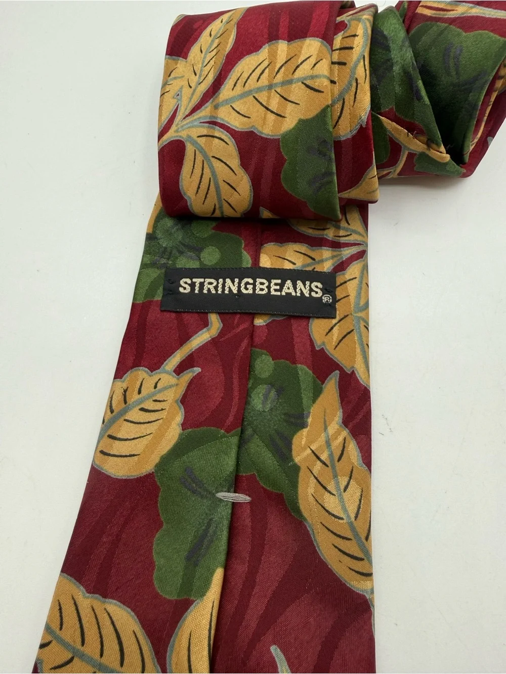 Vintage String Beans Men’s Botanical Neck Tie